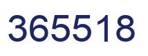Number 365518 blue image