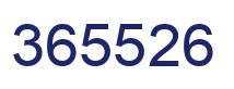 Número 365526 imagen azul