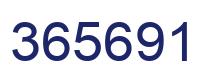 Número 365691 imagen azul