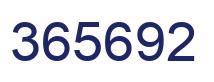 Número 365692 imagen azul