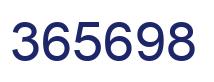 Número 365698 imagen azul
