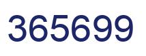 Número 365699 imagen azul