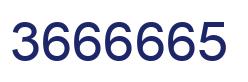 Número 3666665 imagen azul