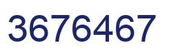 Número 3676467 imagen azul