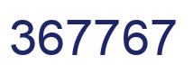 Number 367767 blue image