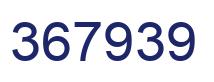 Number 367939 blue image