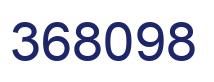 Número 368098 imagen azul
