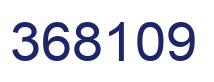 Number 368109 blue image