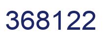 Number 368122 blue image