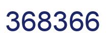 Number 368366 blue image