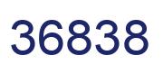 Number 36838 blue image