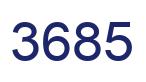 Number 3685 blue image
