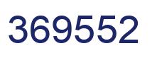 Number 369552 blue image