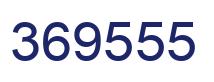Number 369555 blue image