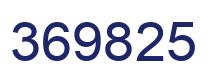 Número 369825 imagen azul