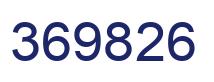 Número 369826 imagen azul