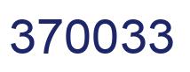 Número 370033 imagen azul