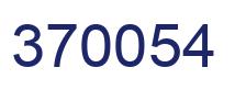 Number 370054 blue image