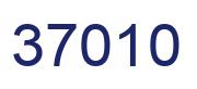 Number 37010 blue image
