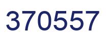 Number 370557 blue image