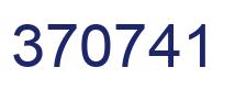 Number 370741 blue image