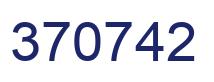 Number 370742 blue image