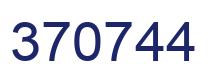 Number 370744 blue image