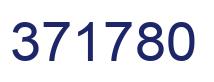 Number 371780 blue image