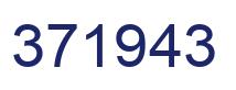 Number 371943 blue image