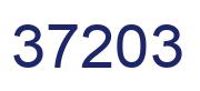 Number 37203 blue image