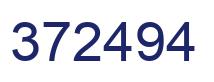 Number 372494 blue image