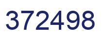 Number 372498 blue image