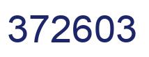 Number 372603 blue image