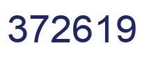 Number 372619 blue image