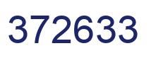Number 372633 blue image