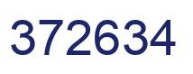 Number 372634 blue image