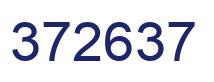 Number 372637 blue image