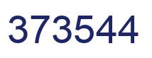 Number 373544 blue image