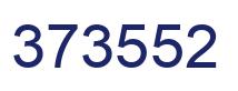 Number 373552 blue image