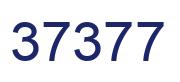 Número 37377 imagen azul