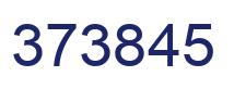 Number 373845 blue image