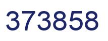 Number 373858 blue image