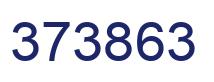 Number 373863 blue image