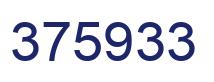 Número 375933 imagen azul