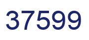 Número 37599 imagen azul