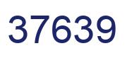 Number 37639 blue image