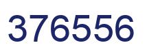 Number 376556 blue image