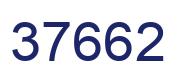 Número 37662 imagen azul