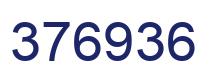 Number 376936 blue image