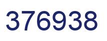 Number 376938 blue image